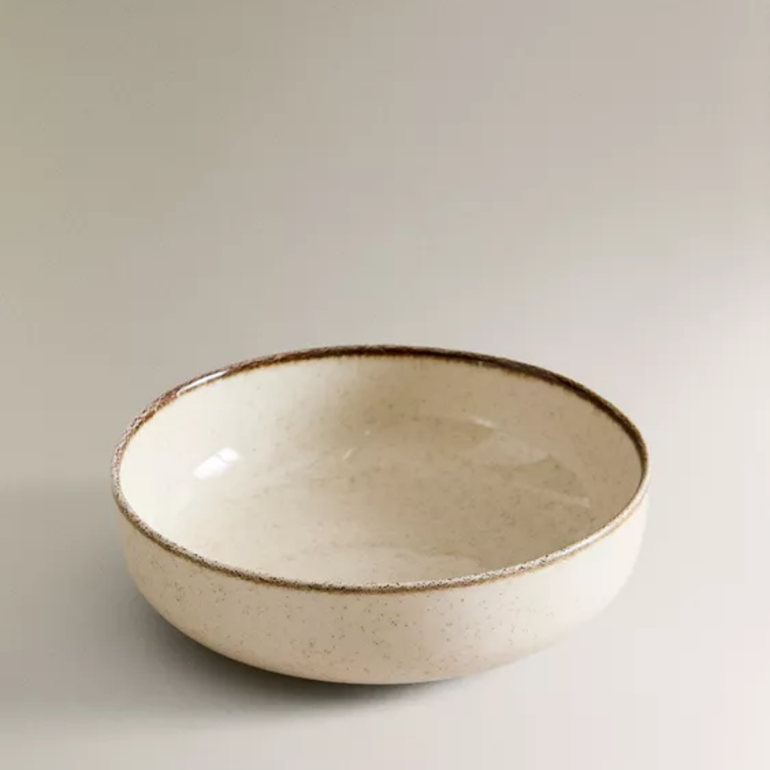 Beige Aardewerk Kom – Ø15 cm – Serveerschaal