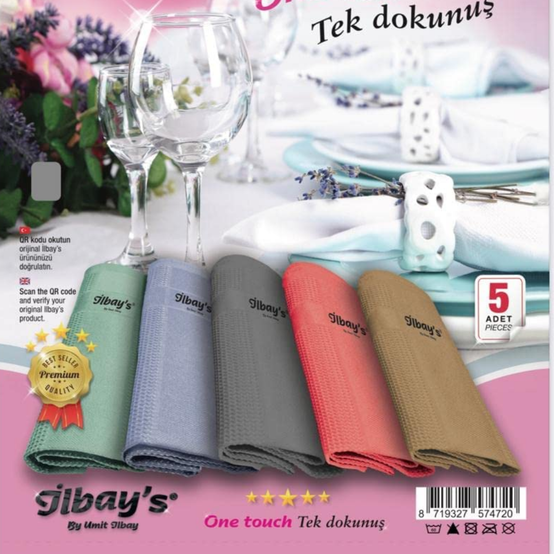 Ilbay’s Schoonmaakdoekjes – Set van 5 Stuks