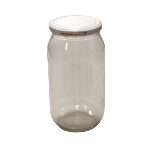 Konserve Kavanozu / Glazen Bewaarpot 1 Liter / met deksel 24 stuks