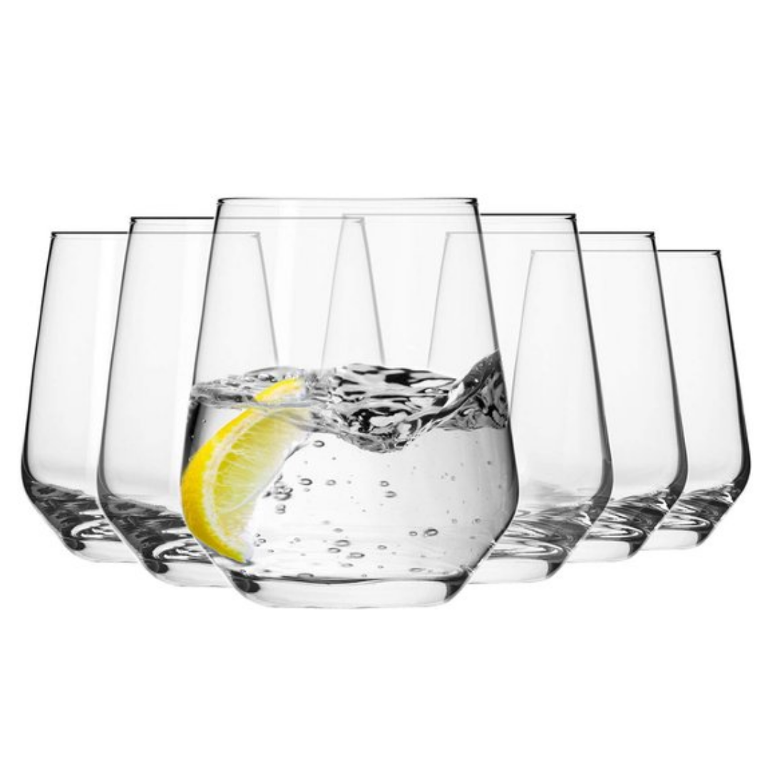 Krosno Tumbler Drinkglazen Set van 6 – 430 ml