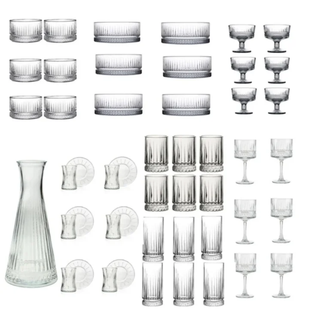 Paşabahçe Elysia – Luxe 49-delige Glazen Set - Ceyiz Takimi Elysia