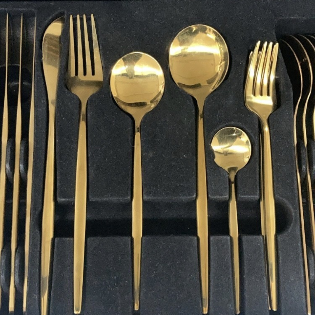 Homestar Bavary Bestekset – 36-delig – Goud