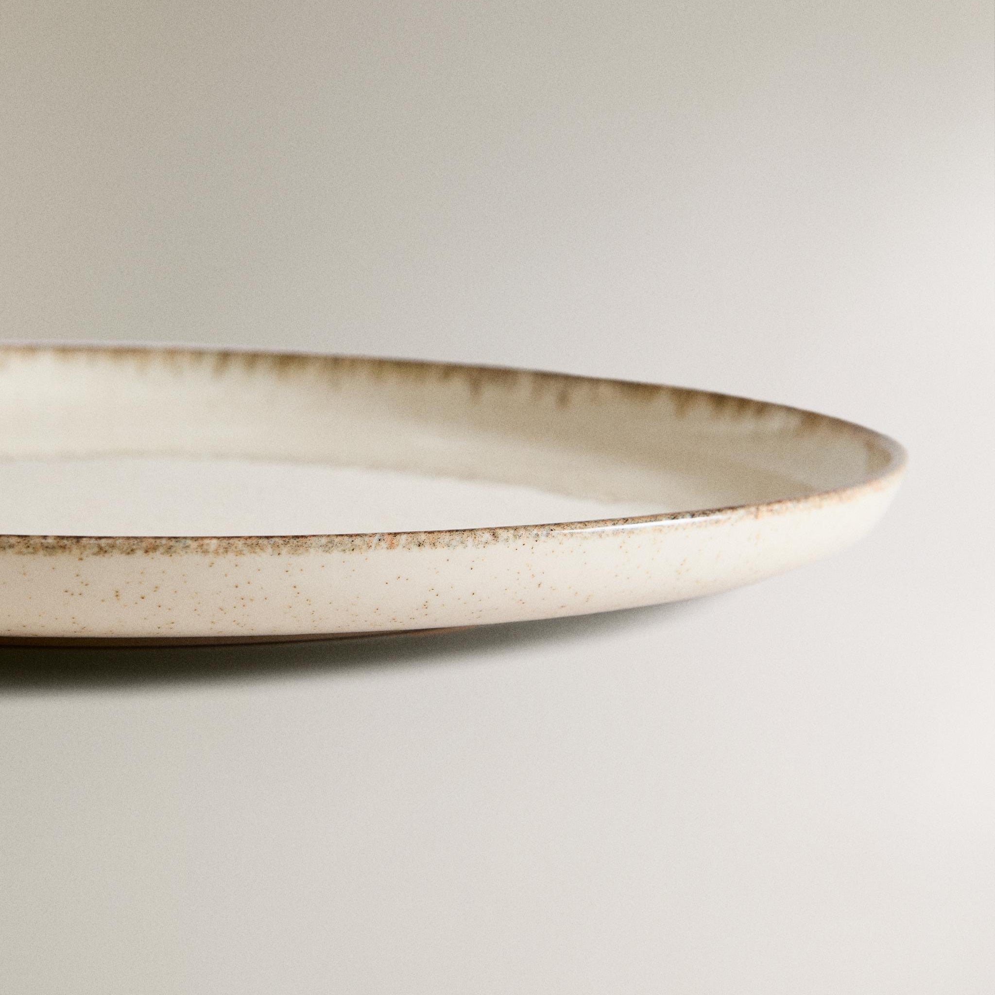 Beige Aardewerk Dinerbord – Ø27 cm