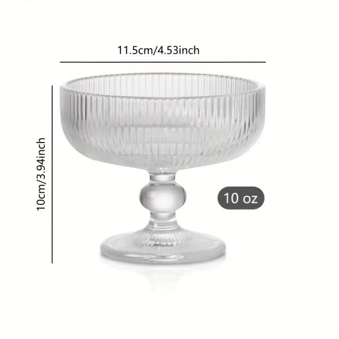 Homestar Ripple IJsbekers – Set van 6 – 200ml