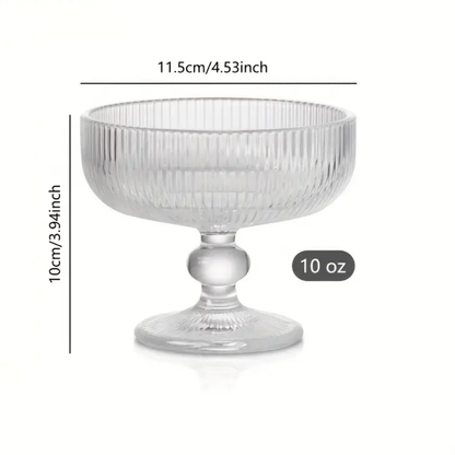 Homestar Ripple IJsbekers – Set van 6 – 200ml