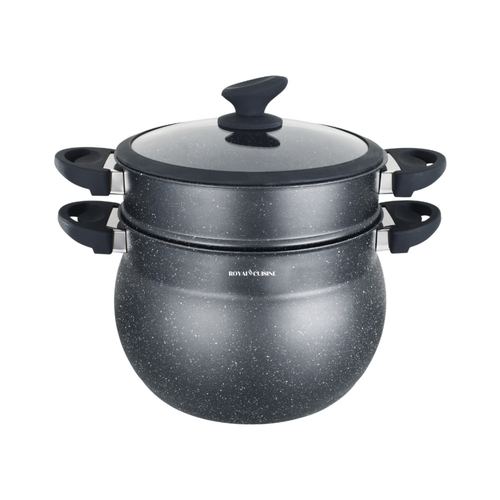 Royal Cuisine stoompan  28 cm - 12Lt - kleur zwart