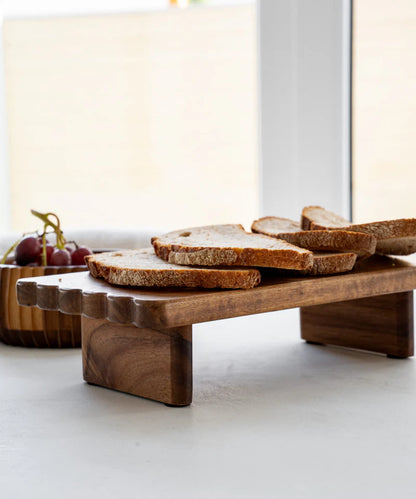 Acacia Wave Serveerschaal – 28x15 cm