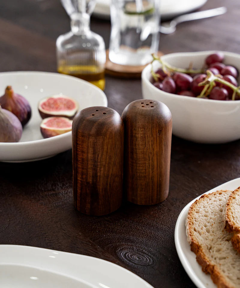 Acacia Nivo Peper- en Zoutstel – Set van 2