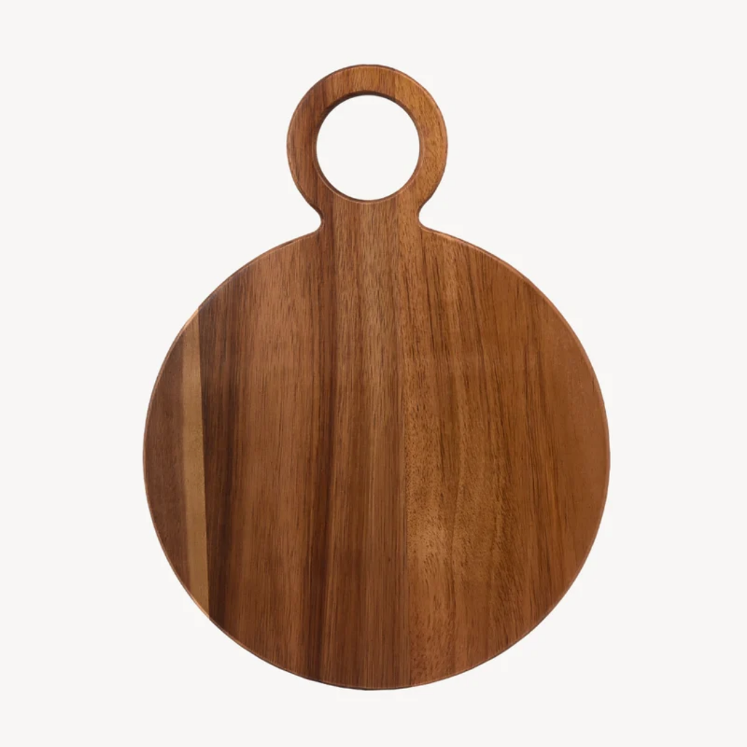 Acacia Houten Serveerplank - Rond Design