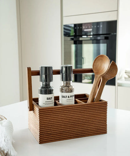 Acacia Stripe Organizer – 27x16,5x23,5 cm