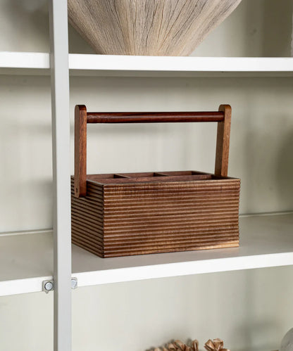 Acacia Stripe Organizer – 27x16,5x23,5 cm