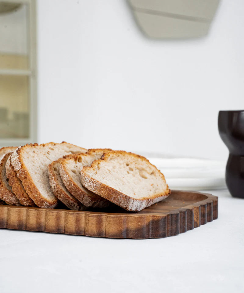 Acacia Wave Serveerschaal – Middel 34x20 cm