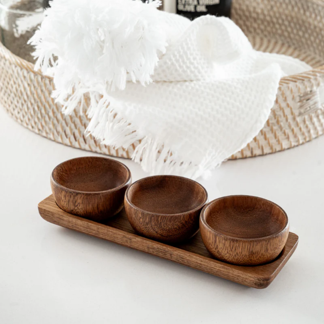 Acacia Bedum Mini Bowl Set