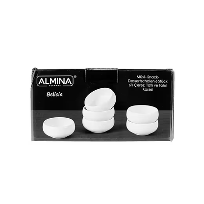 Porseleinen Schalen Set – 6-delig – Ø11,5 cm