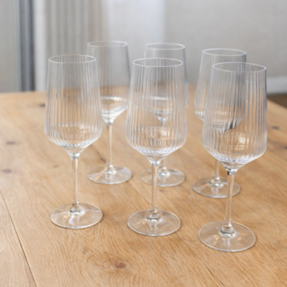 Luxe Wijnglazen Set van 6 – 450 ml