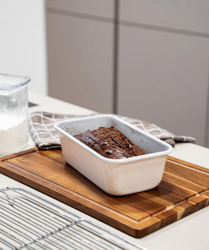 Beige Rechthoekige Cakevorm – 24 cm