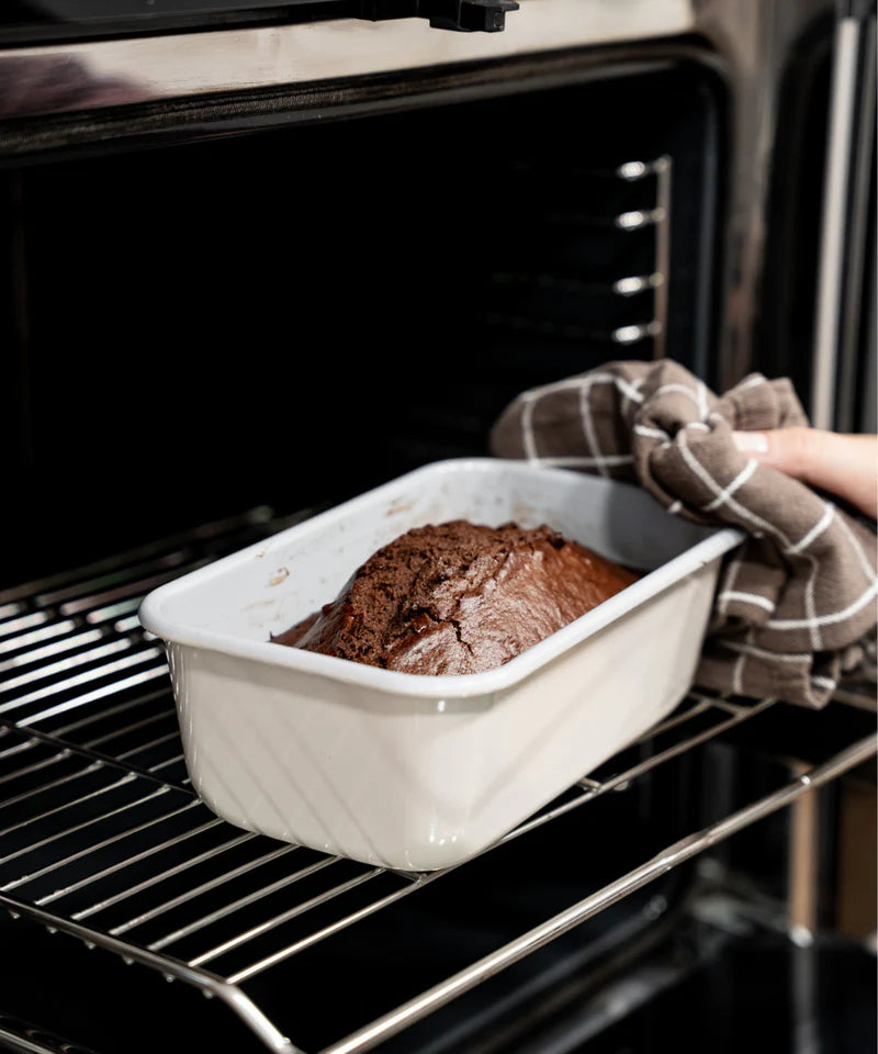 Beige Rechthoekige Cakevorm – 24 cm