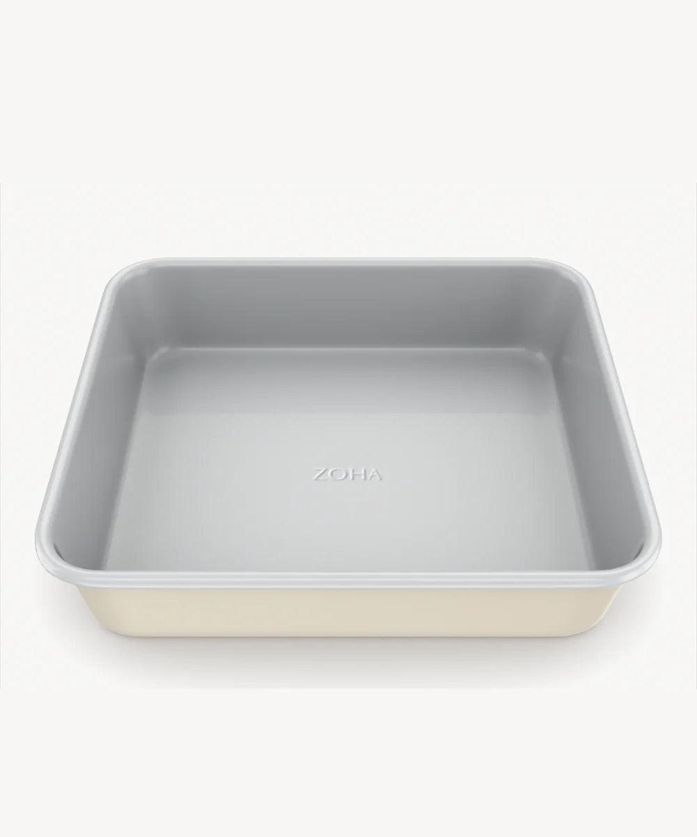 Bakvorm Vierkant Beige – 24x24 cm