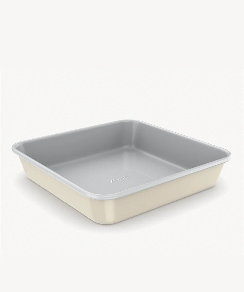 Bakvorm Vierkant Beige – 24x24 cm