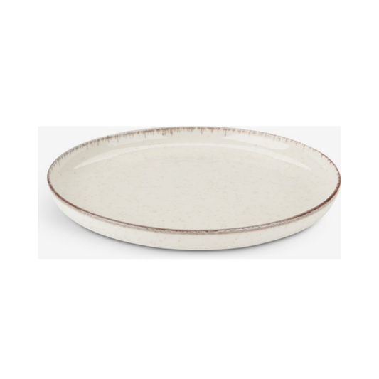 Beige Aardewerk  – Ø19 cm – Serveerschaal