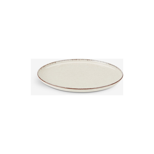Beige Aardewerk Dinerbord – Ø27 cm