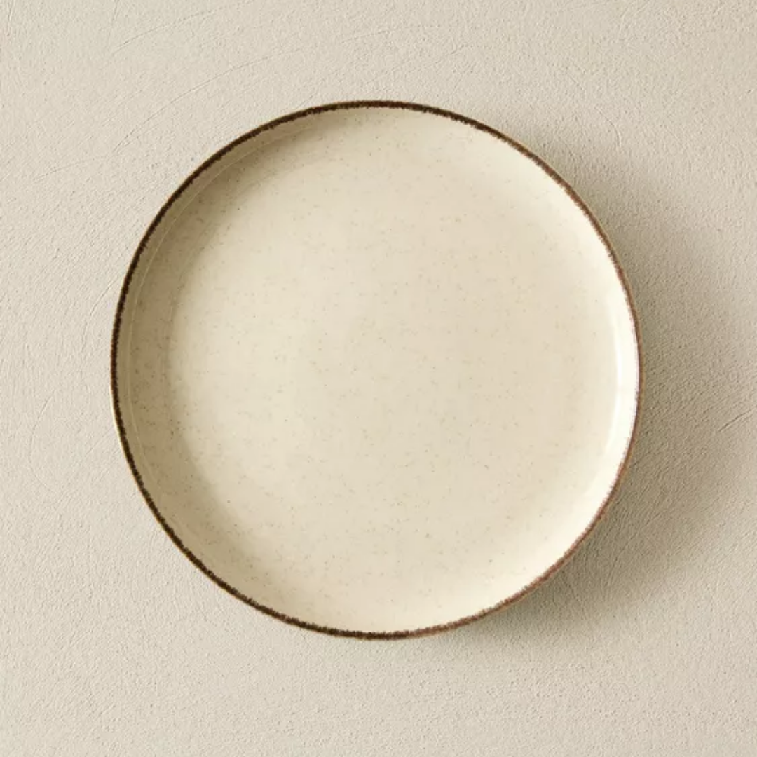 Beige Aardewerk  – Ø19 cm – Serveerschaal