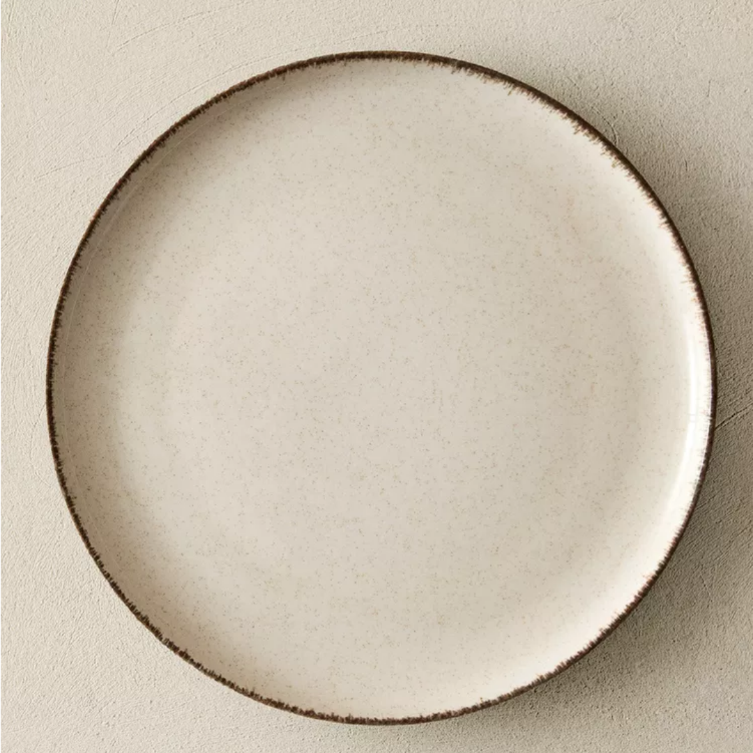 Beige Aardewerk Dinerbord – Ø27 cm