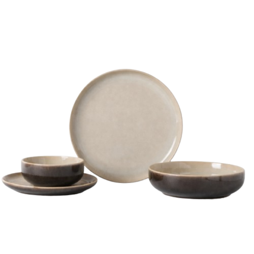 Serviesset beige-24-delig – 6 Personen