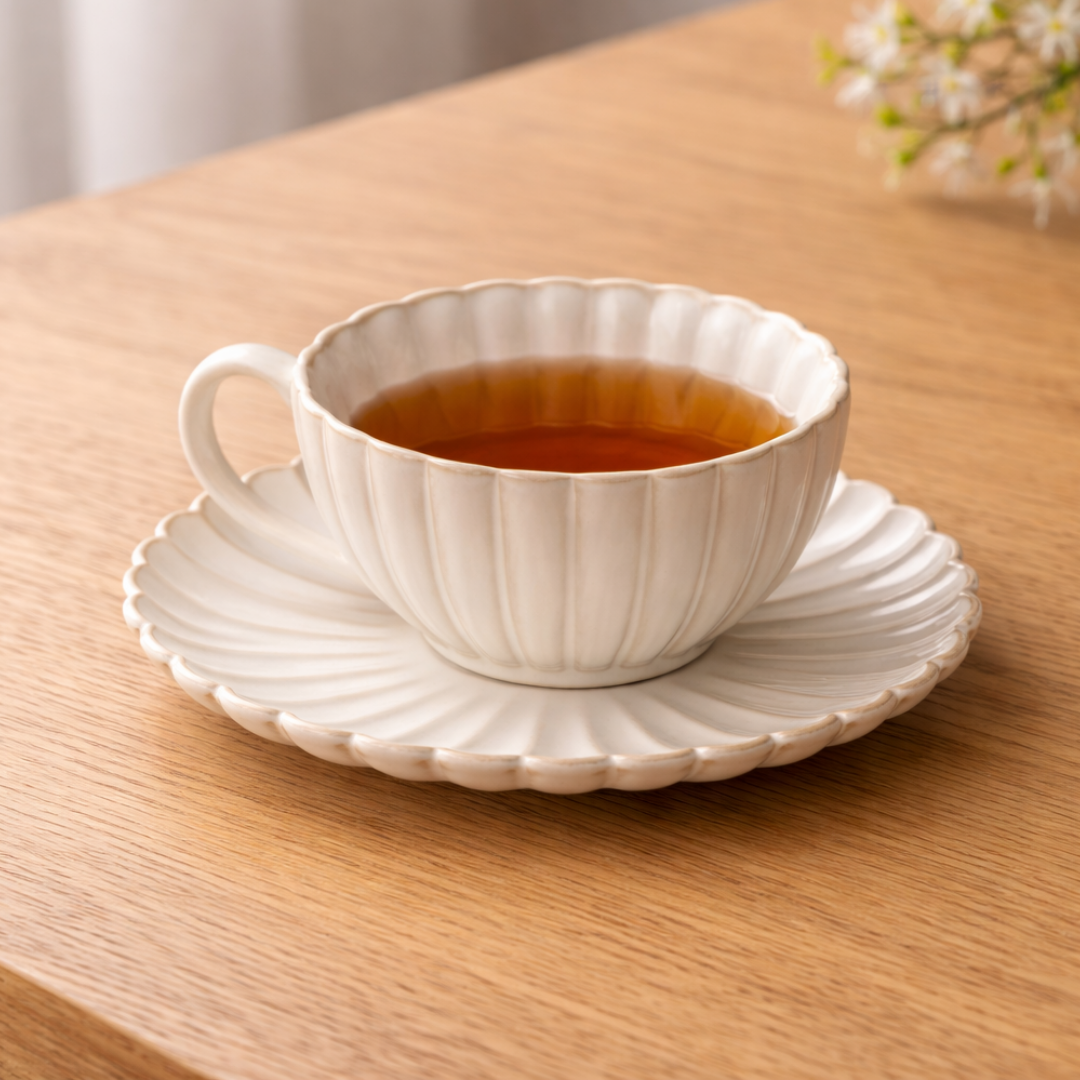 Bloomy Koffie- & Theekopjes Set – 12-delig