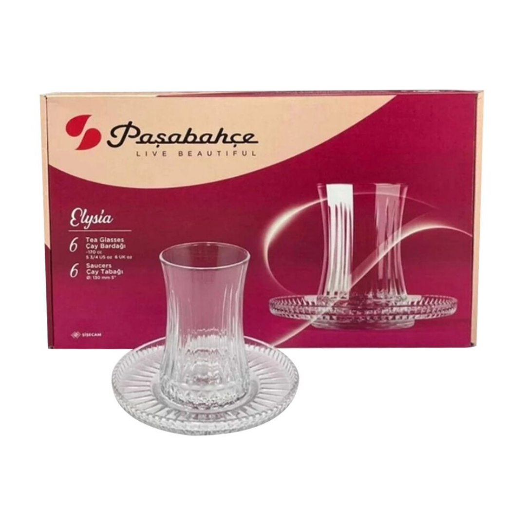 Pasabahce Elysia Theeglazen SET (12-delig)