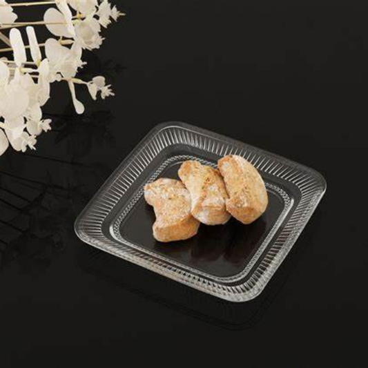 Pasabahce Elysia Ribbel Dessertbord - 2 stuks