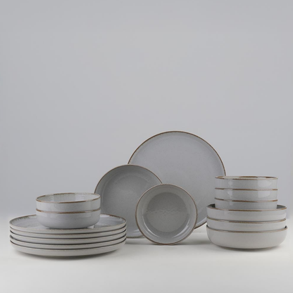Homestar – Serviesset – 25 delig | 6-Persoons + Salade kom – Grijs