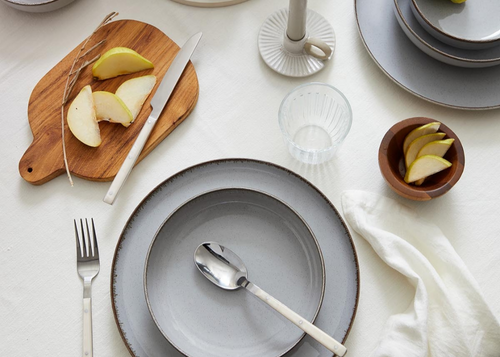 Homestar – Serviesset – 25 delig | 6-Persoons + Salade kom – Grijs