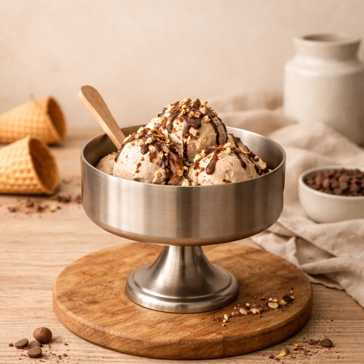 Schalen coupe (Aura) Set van 2 – 400 ml - RVS