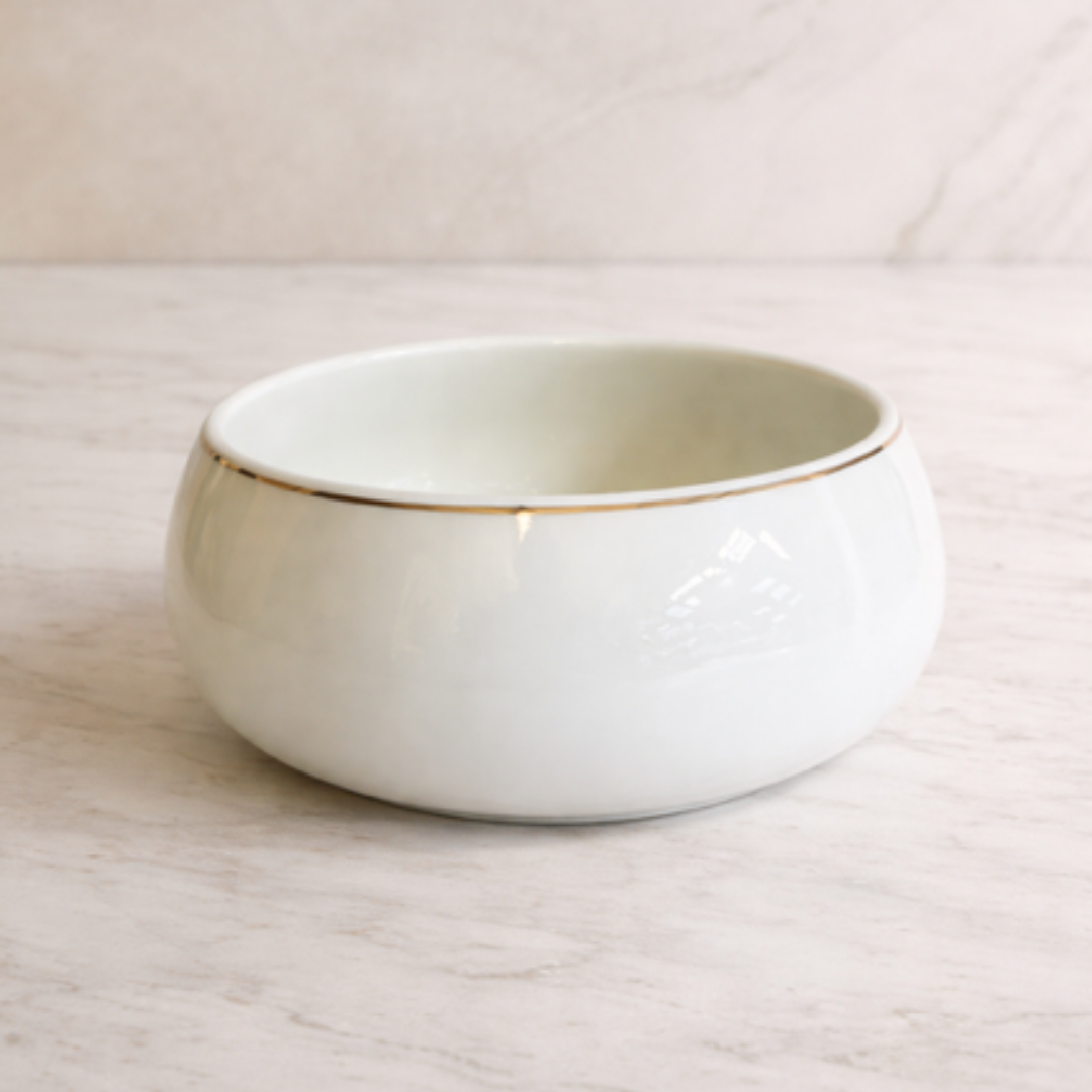 Soepkom met Gouden Rand-set van 6-Ø12 cm