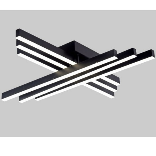 Gamma Canri Plafondlamp – Mat Zwart (RAL 9005) – Ø90 cm
