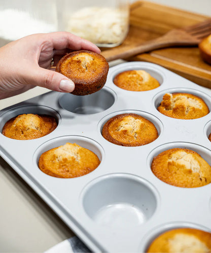 Muffinblik 12-Vaks – Keramische Anti-Aanbaklaag – 35x26,5 cm