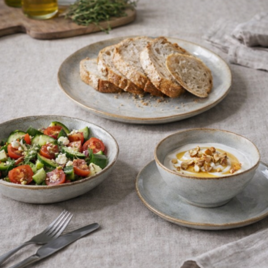 Serviesset Grijs –24-delige- 6 Persoons