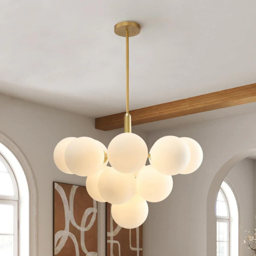 Navi Hanglamp GOUD/WIT – Ø60 cm -  G9 Fitting