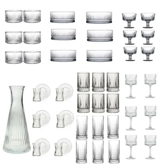Paşabahçe Elysia – Luxe 49-delige Glazen Set - Ceyiz Takimi Elysia