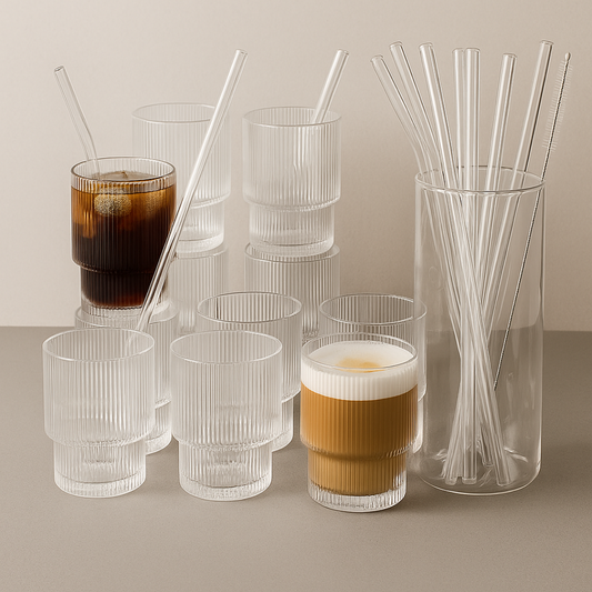 Ribbel Luxe Glazenset Compleet Drink & Sip Pakket (19-delig)