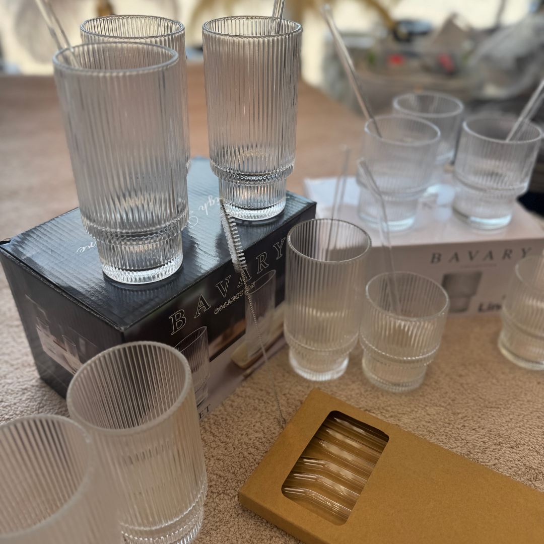 Ribbel Luxe Glazenset Compleet Drink & Sip Pakket (19-delig)