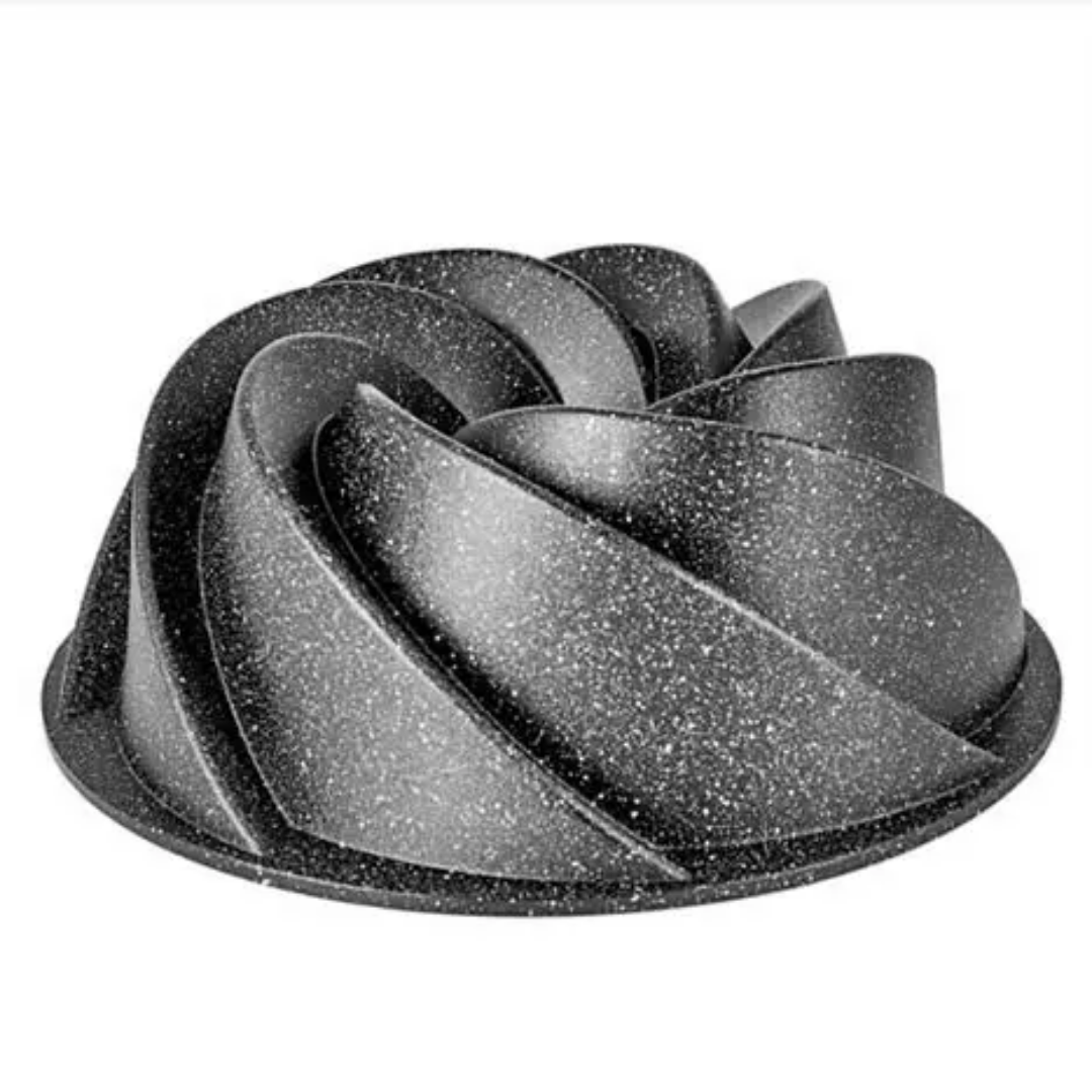 Rüzgar Gülü Cakevorm – Ø26 cm – Antiaanbaklaag – Zwarte Taartvorm