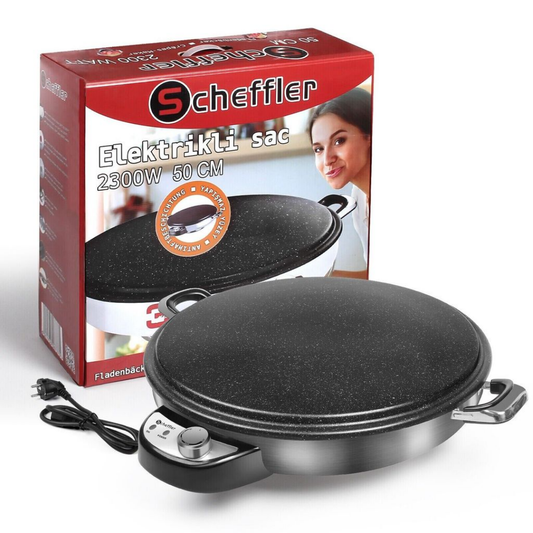 Scheffler Elektrische Bakplaat Ø50cm – 2300W