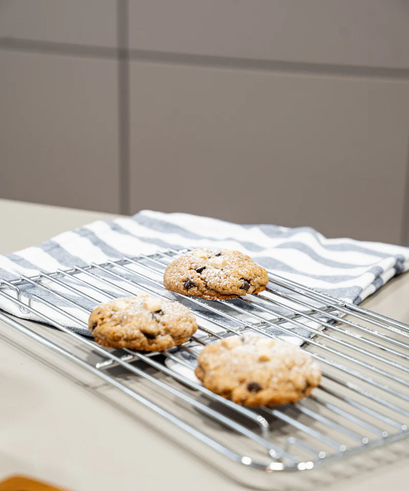 Bakplaat met Afkoelrooster – Beige – 39,5 x 26,8 cm