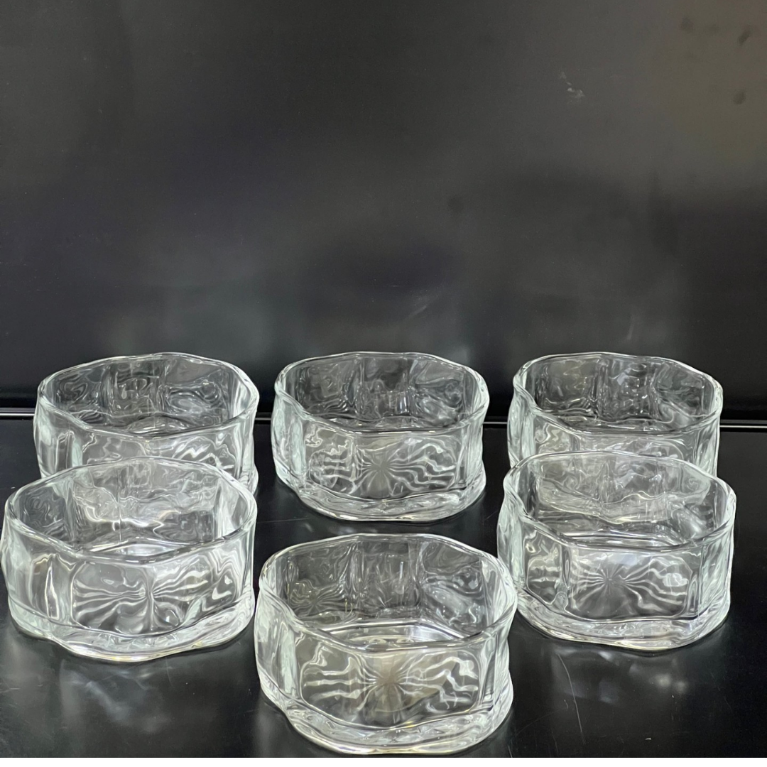 Glazen Schaaltjes Set van 6 – Snow Buccia Design