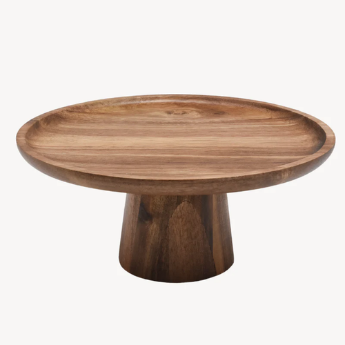 Taartplateau van Acaciahout – 25 cm