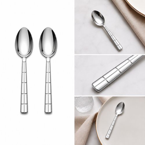 Akkaya Koffielepels Set van 6 – 18/10 – Zilverkleurig