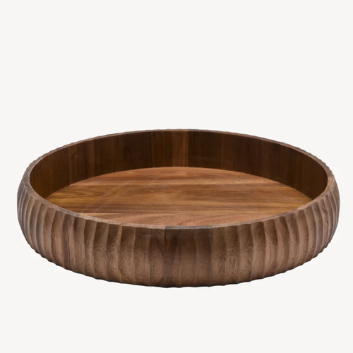 Acaciahouten Dienblad Rond – 30 cm