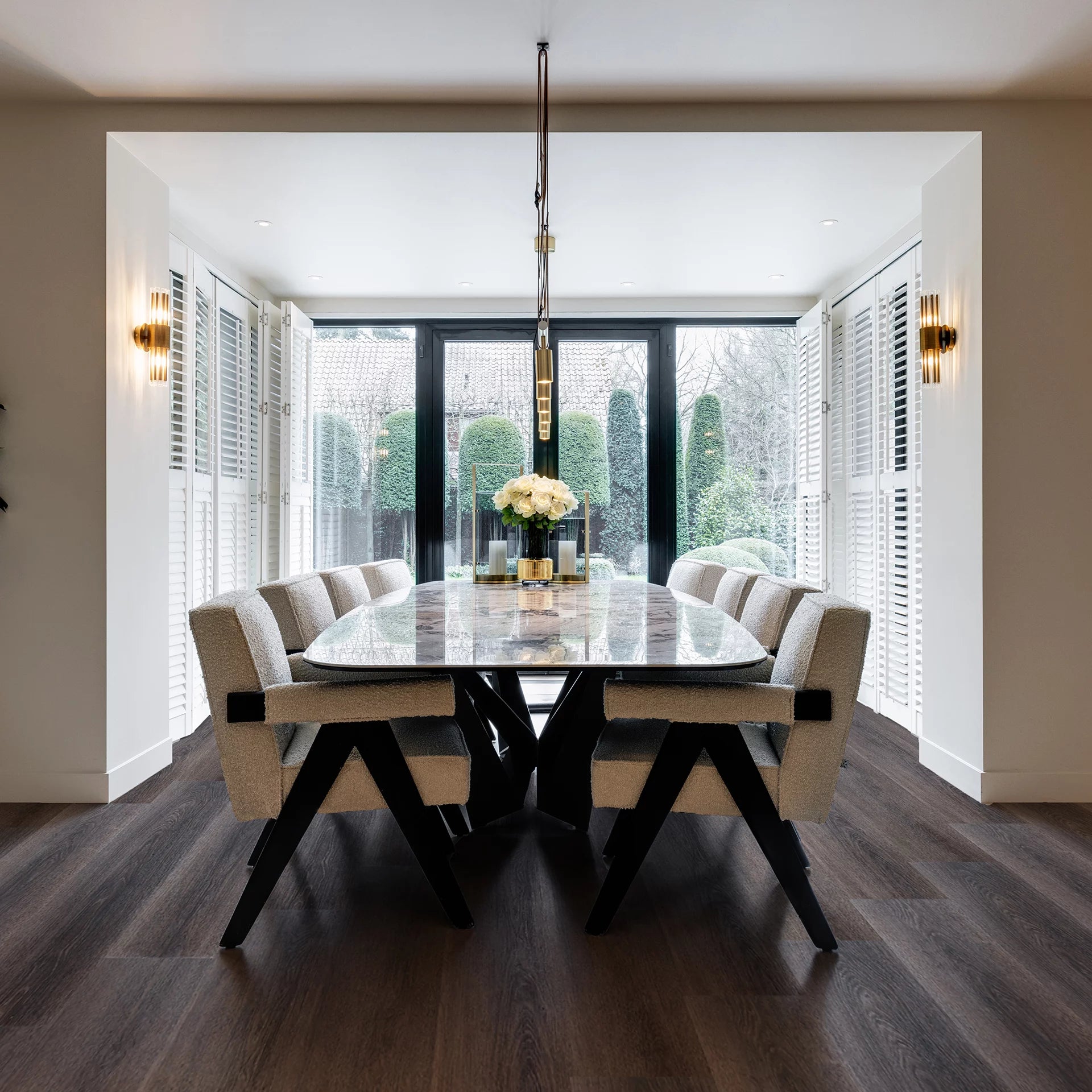 The Art of Living Select Dark Brown Plank Dryback